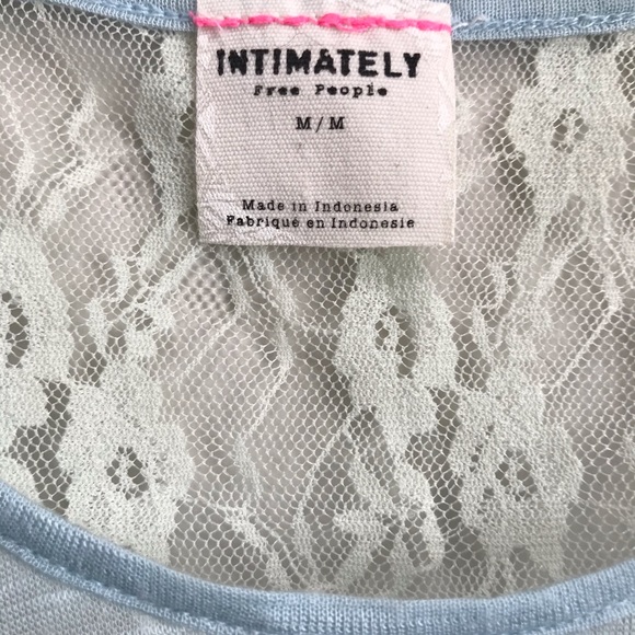 Free People Intimately light blue tank top - Picture 5 of 8